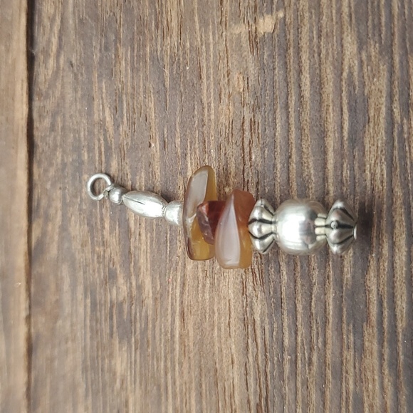 Amber chip necklace‎ pendant - Picture 1 of 1